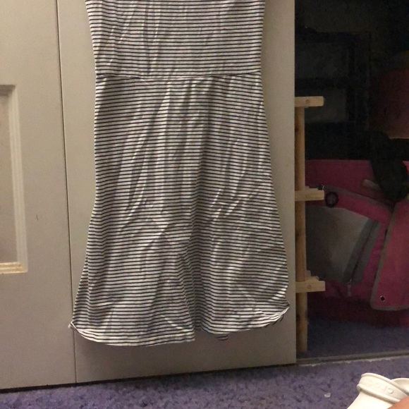 American eagle white/ striped dress - Picture 2 of 4